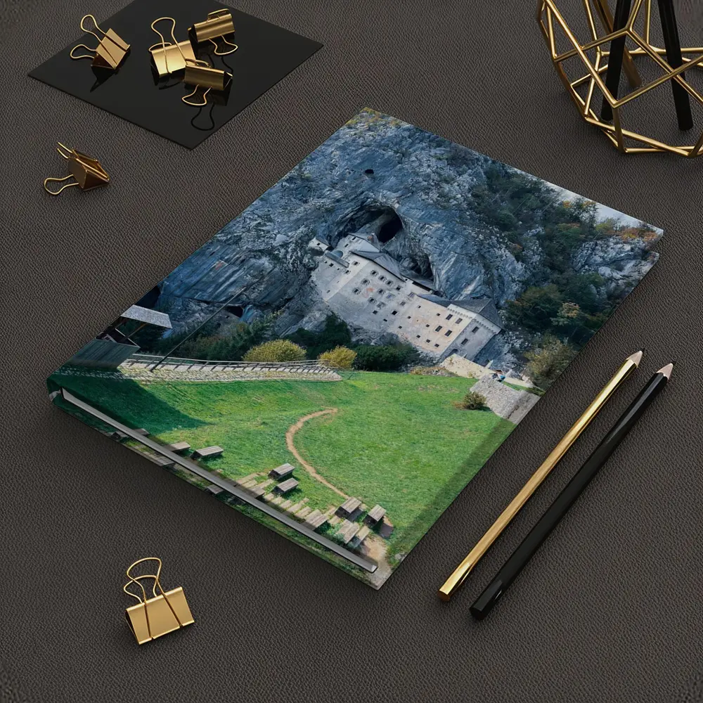 Predjama Castle Built Into Rocky Cliff – Notebooks
