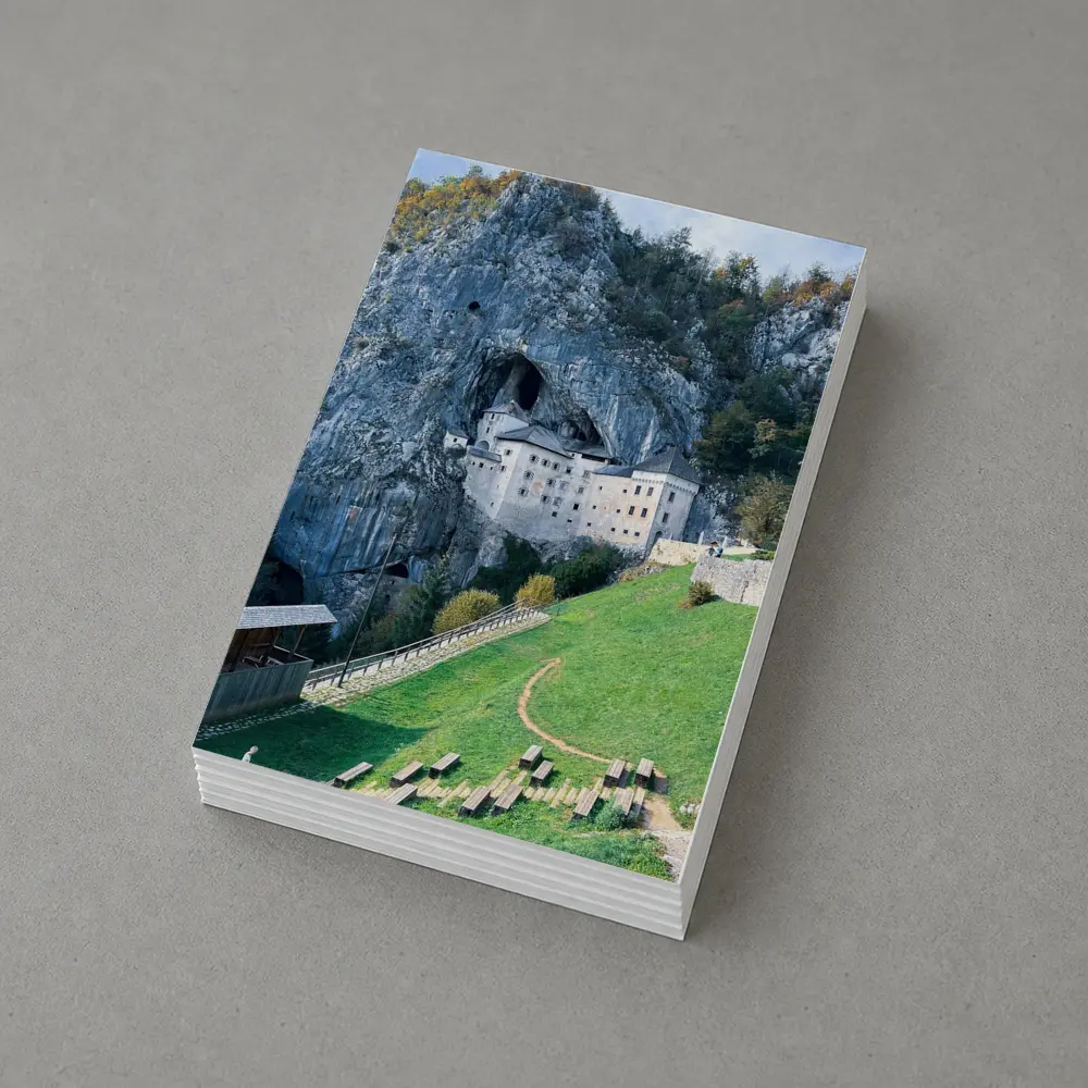 Predjama Castle Built Into Rocky Cliff – Postcards