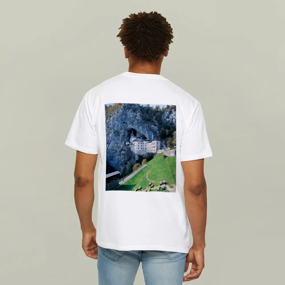 Predjama Castle Built Into Rocky Cliff – T-Shirts
