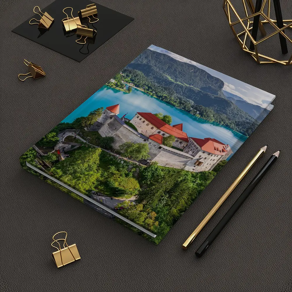 Bled Castle Over Turquoise Alpine Lake Slovenia – Notebooks