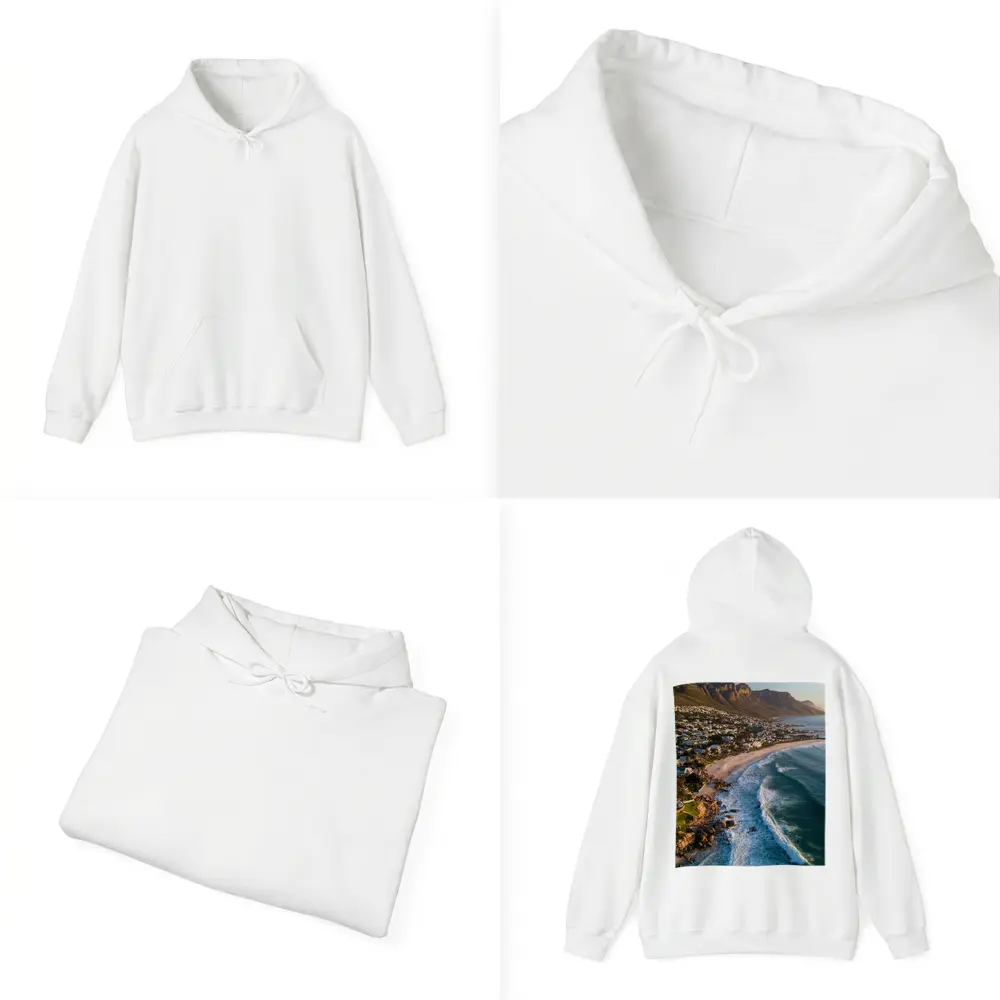 Cape Town Clifton Beach Aerial Mountain View – Hoodies