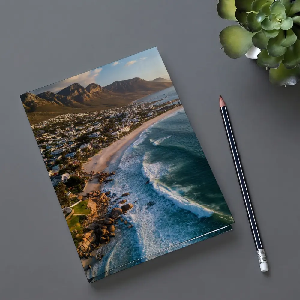 Cape Town Clifton Beach Aerial Mountain View – Notebooks