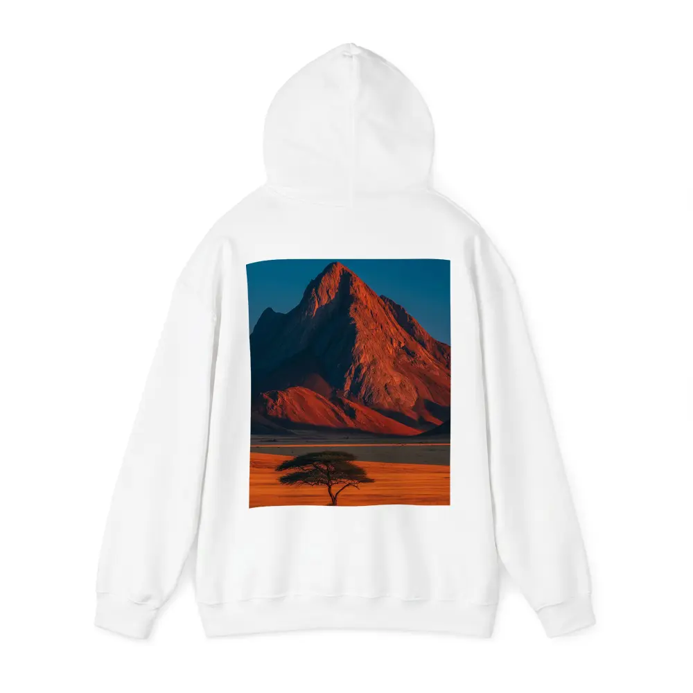 African Savanna Mountain Lone Acacia Sunset – Hoodies