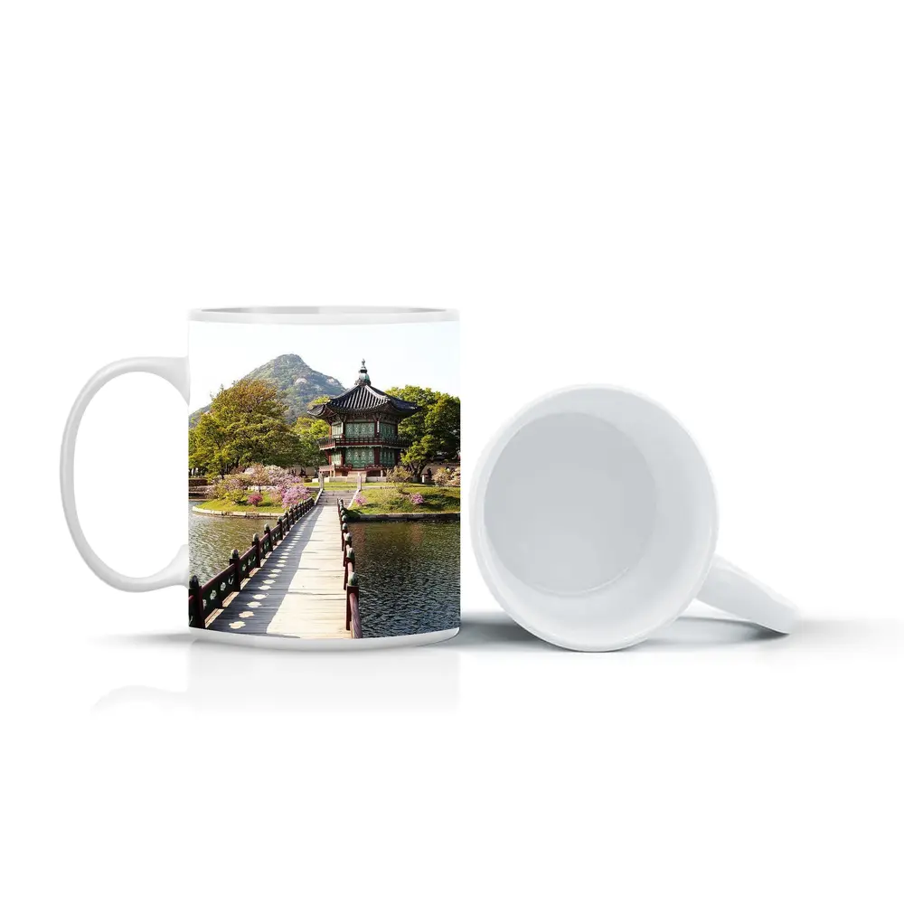 Hyangwonjeong Pavilion Seoul Korea Spring – Mugs