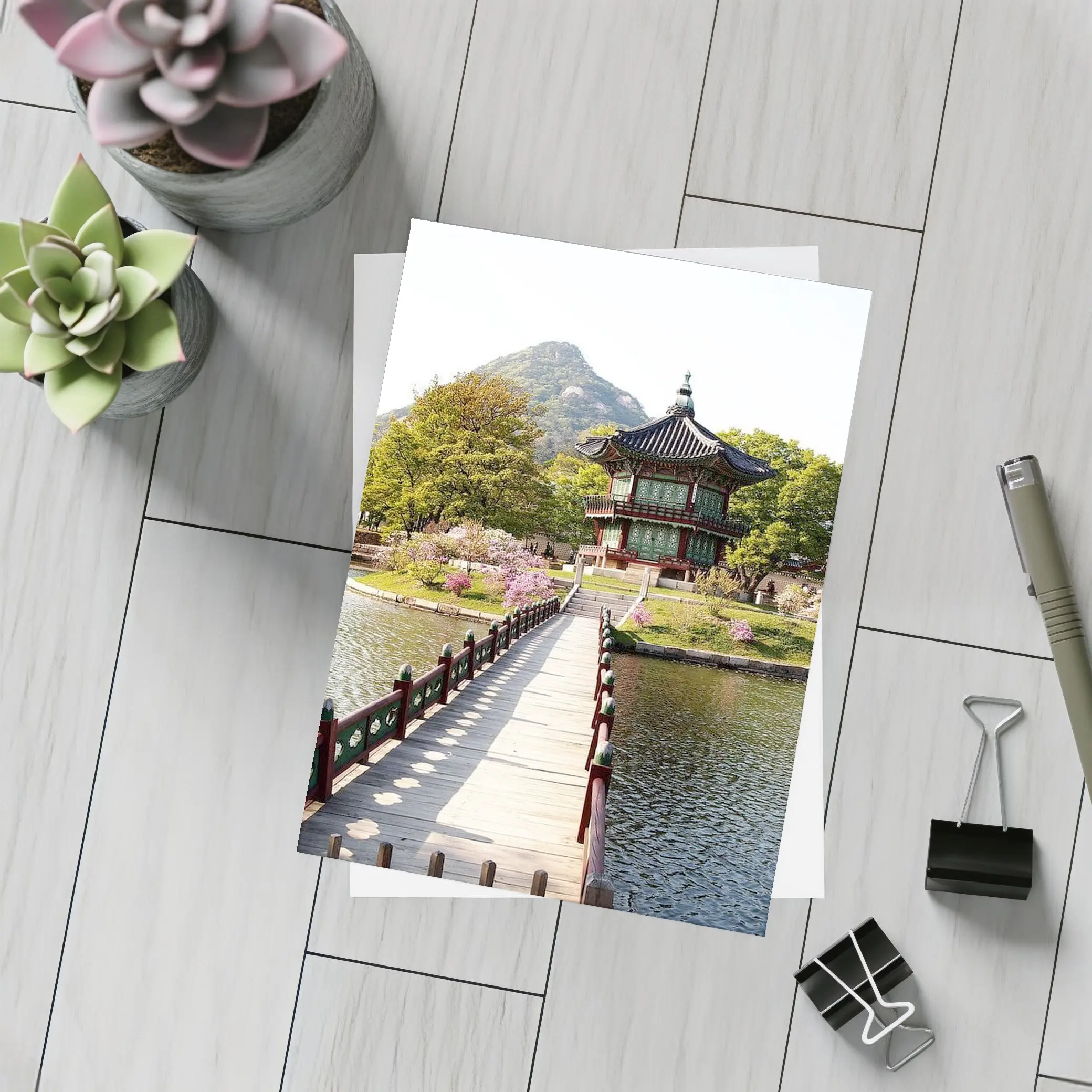 Hyangwonjeong Pavilion Seoul Korea Spring – Postcards