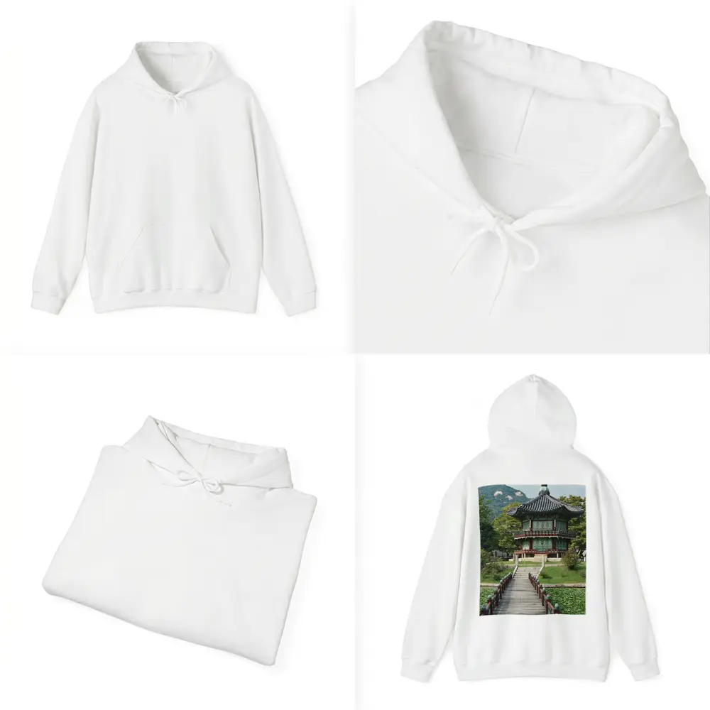 Hyangwonjeong Pavilion Seoul Korea Mountain – Hoodies