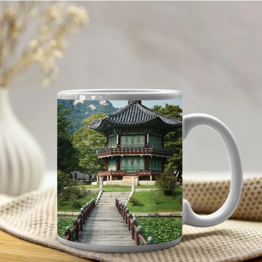 Hyangwonjeong Pavilion Seoul Korea Mountain – Mugs