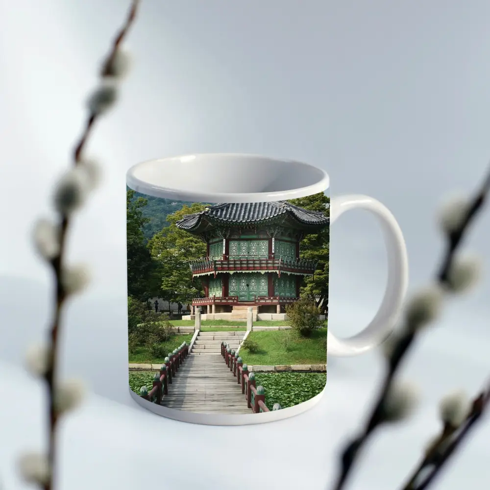 Hyangwonjeong Pavilion Seoul Korea Mountain – Mugs