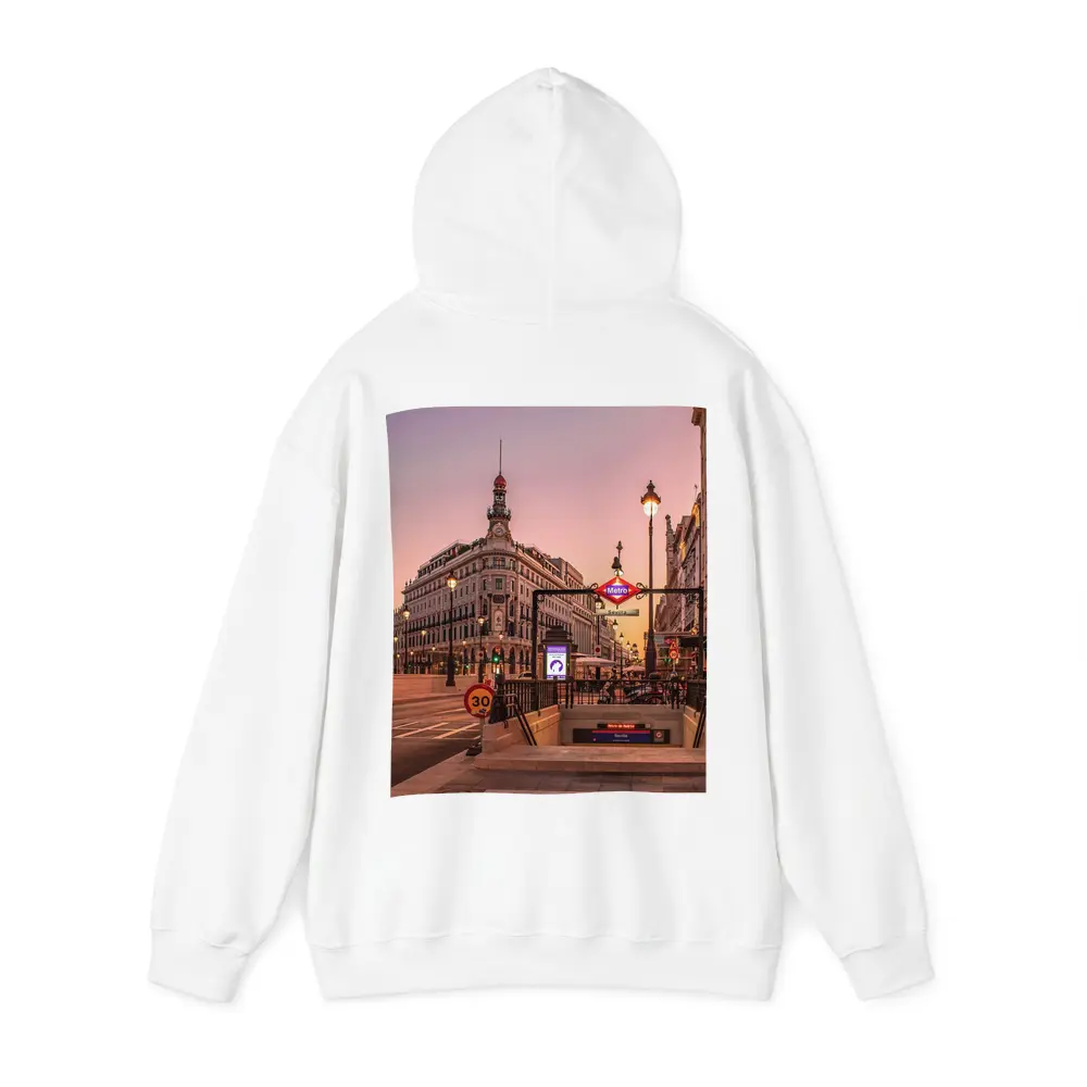 Madrid Metro Sevilla Station Sunset Street – Hoodies