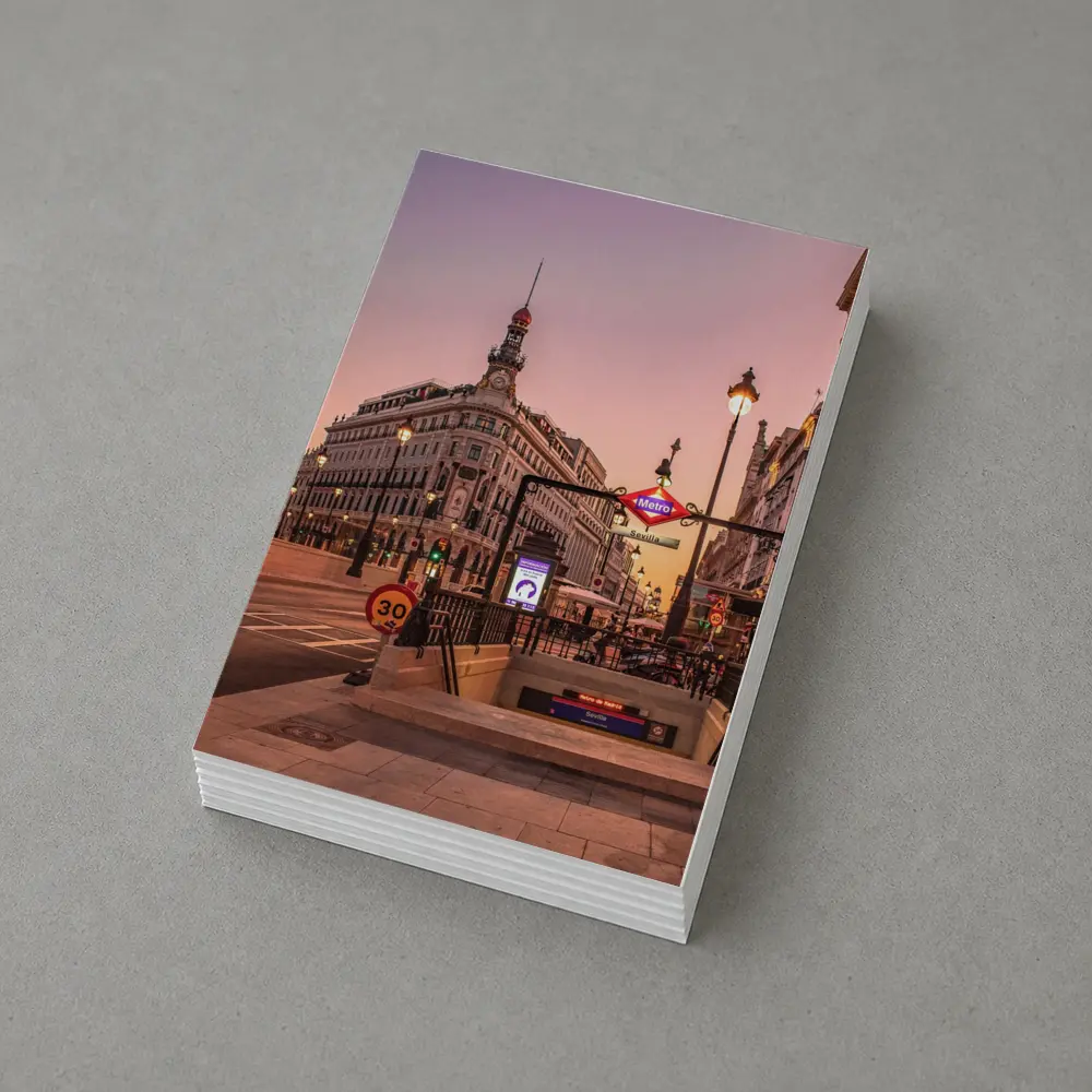 Madrid Metro Sevilla Station Sunset Street – Postcards