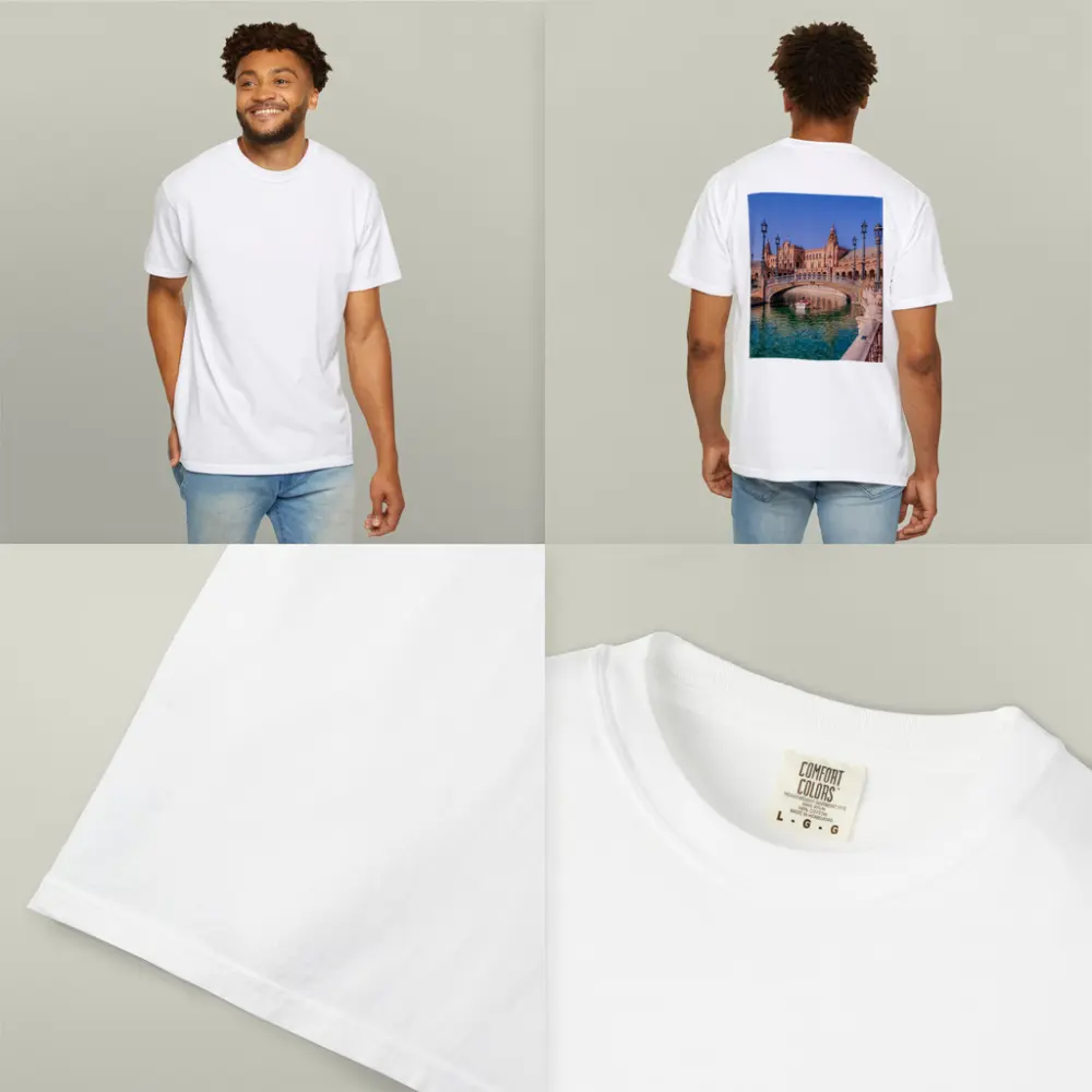 Plaza de Espana Seville Bridge Canal View – T-Shirts