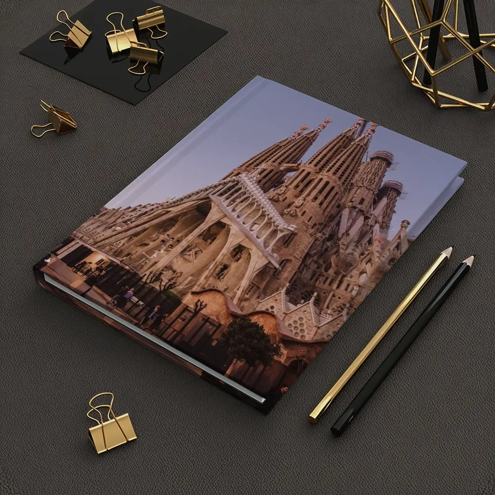 Sagrada Familia Barcelona Dusk Purple Sky – Notebooks