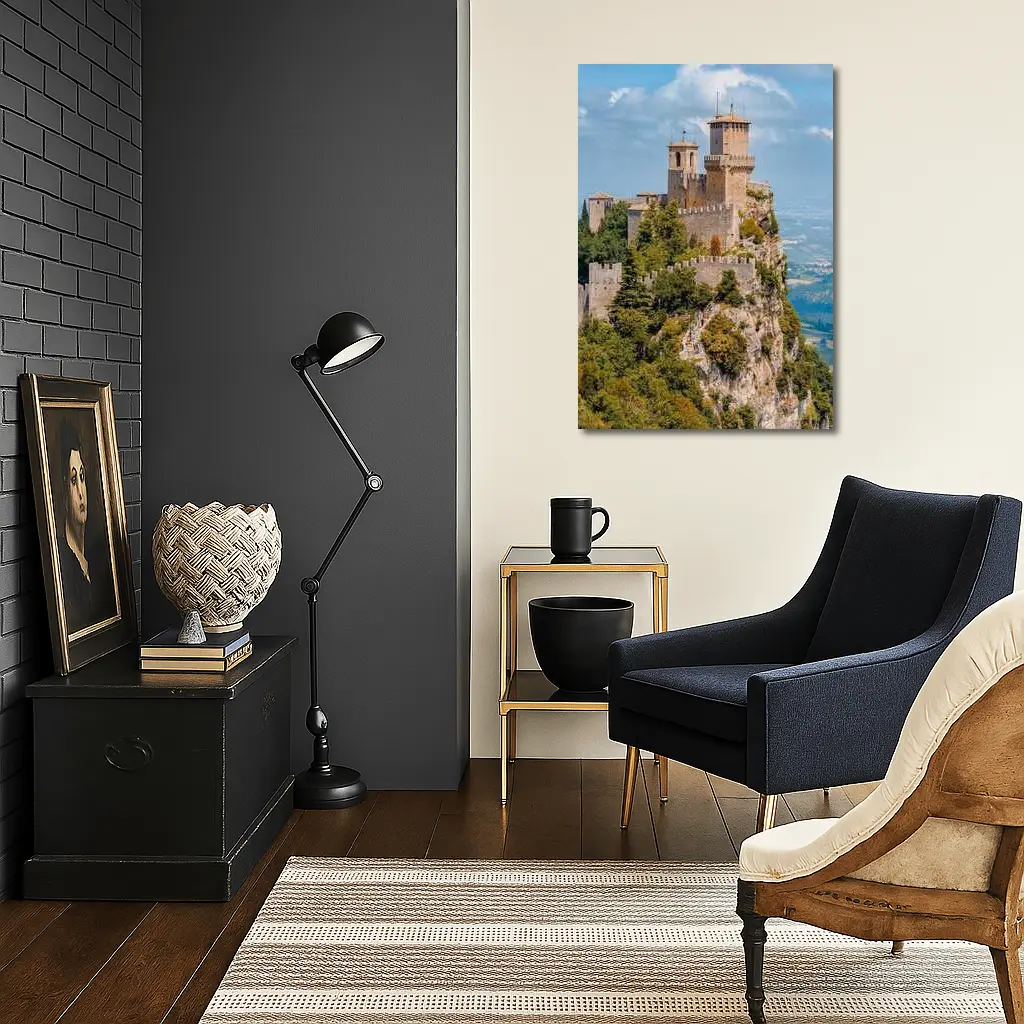 Guaita Tower San Marino Rocky Cliff – Wall Art