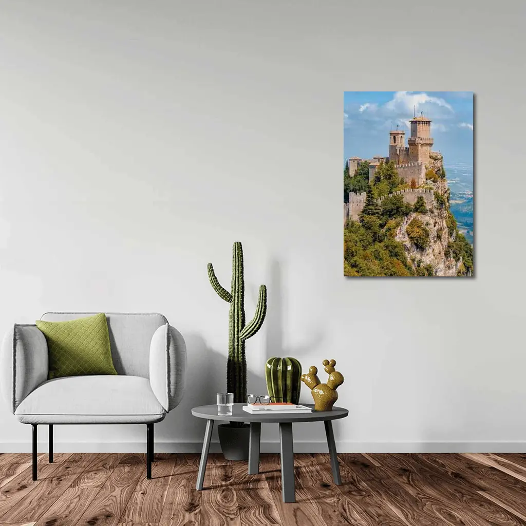 Guaita Tower San Marino Rocky Cliff – Wall Art
