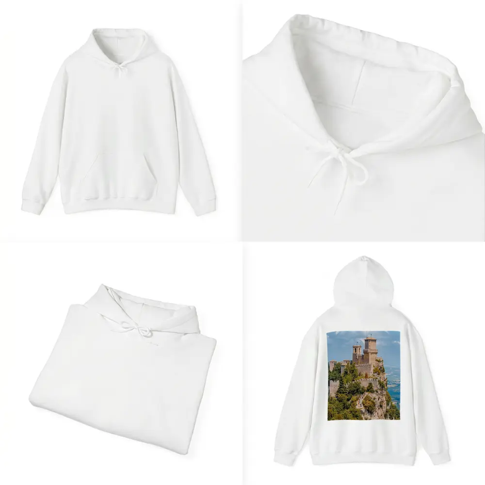 Guaita Tower San Marino Rocky Cliff – Hoodies