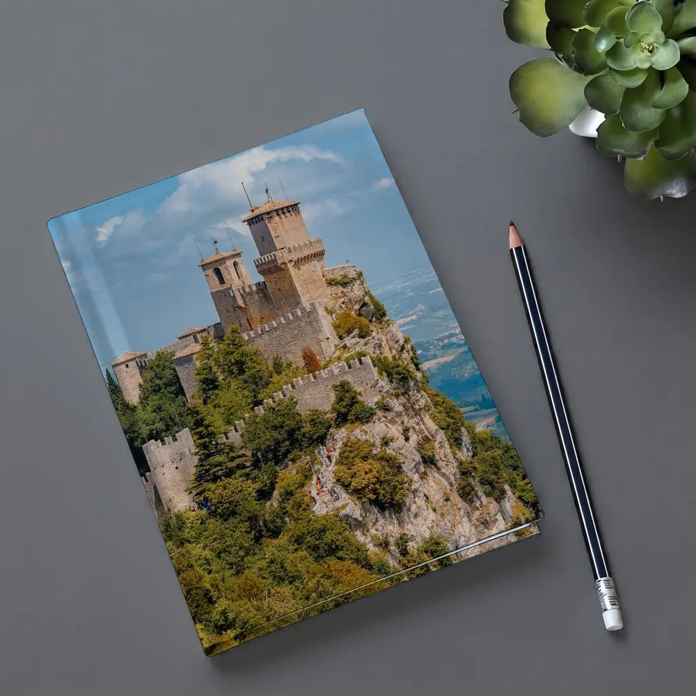 Guaita Tower San Marino Rocky Cliff – Notebooks