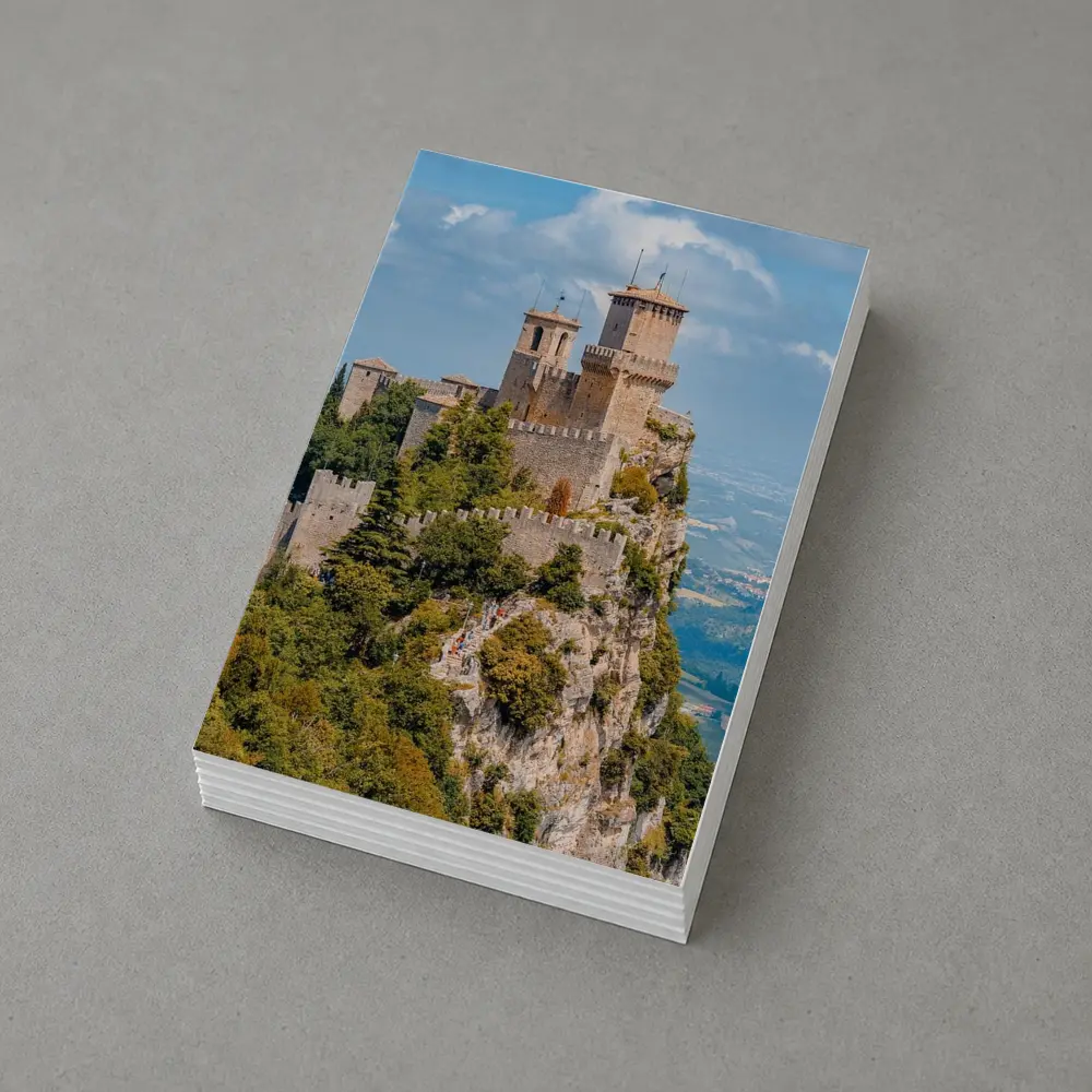 Guaita Tower San Marino Rocky Cliff – Postcards