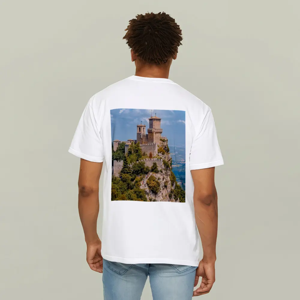 Guaita Tower San Marino Rocky Cliff – T-Shirts