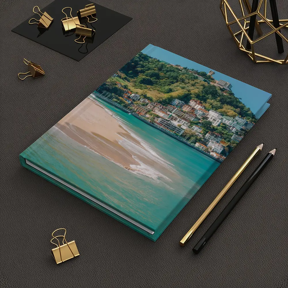 San Sebastian Beach Coastal Town Hill Spain – Notebooks