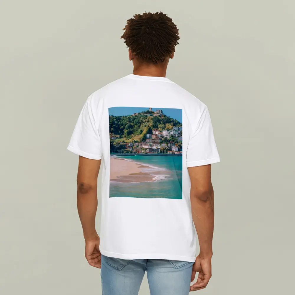San Sebastian Beach Coastal Town Hill Spain – T-Shirts