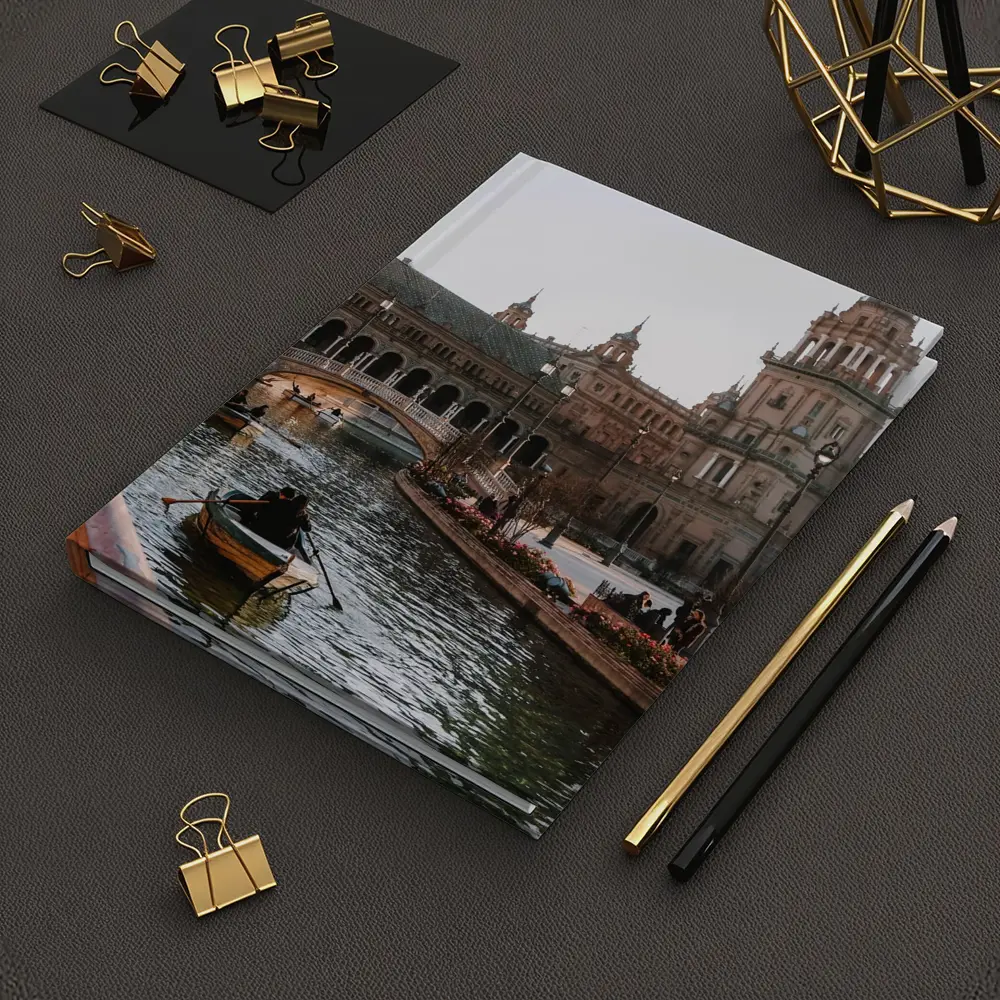 Plaza de Espana Seville Canal Rowing Boats – Notebooks