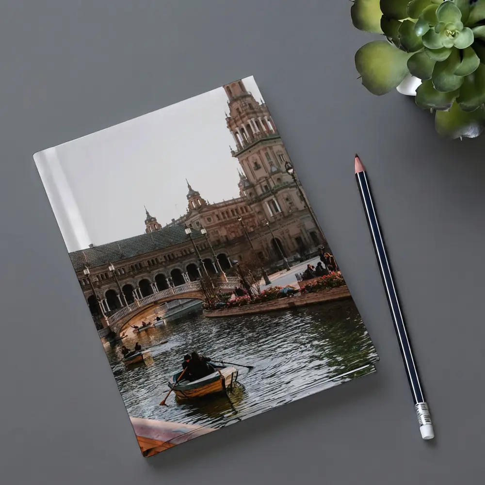 Plaza de Espana Seville Canal Rowing Boats – Notebooks