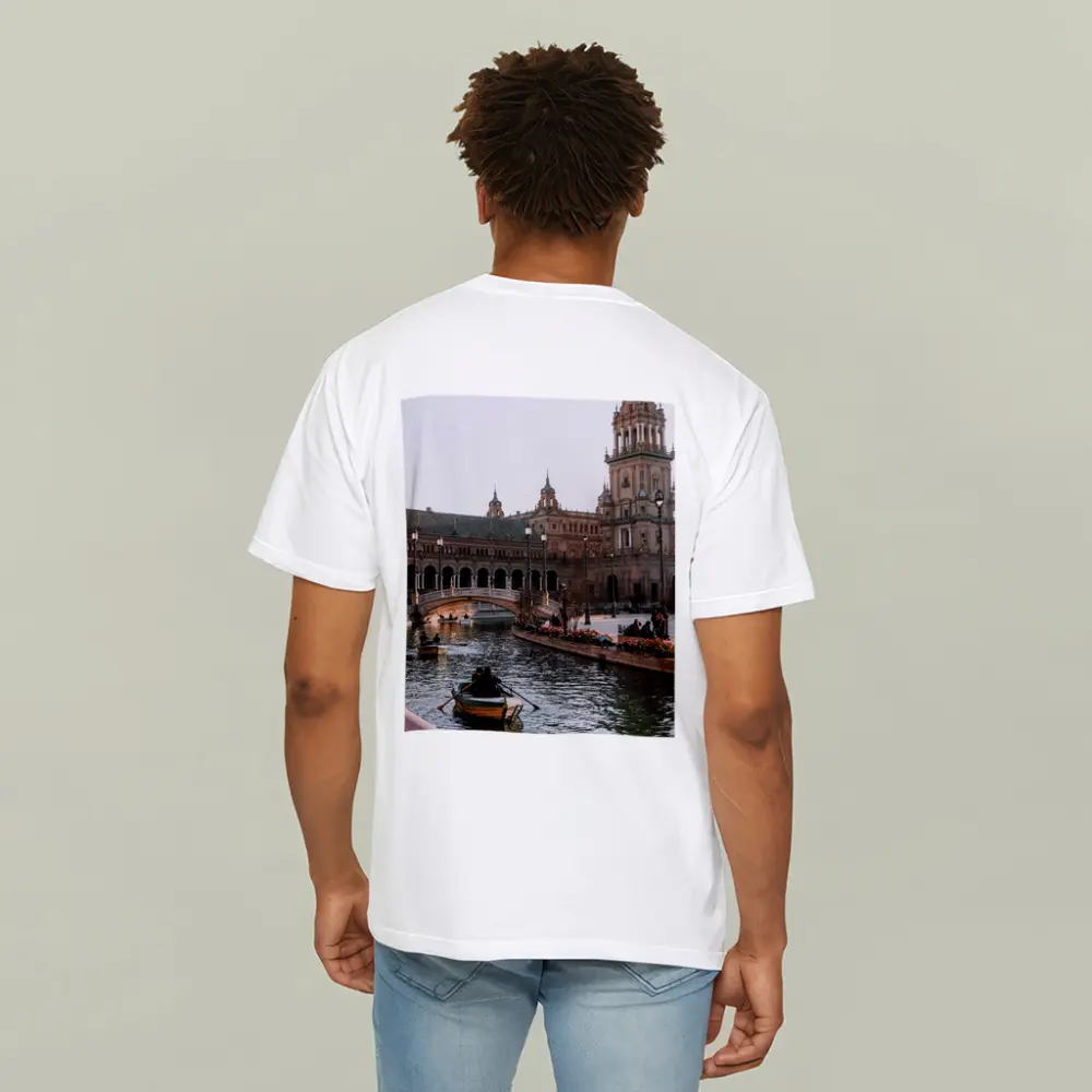 Plaza de Espana Seville Canal Rowing Boats – T-Shirts