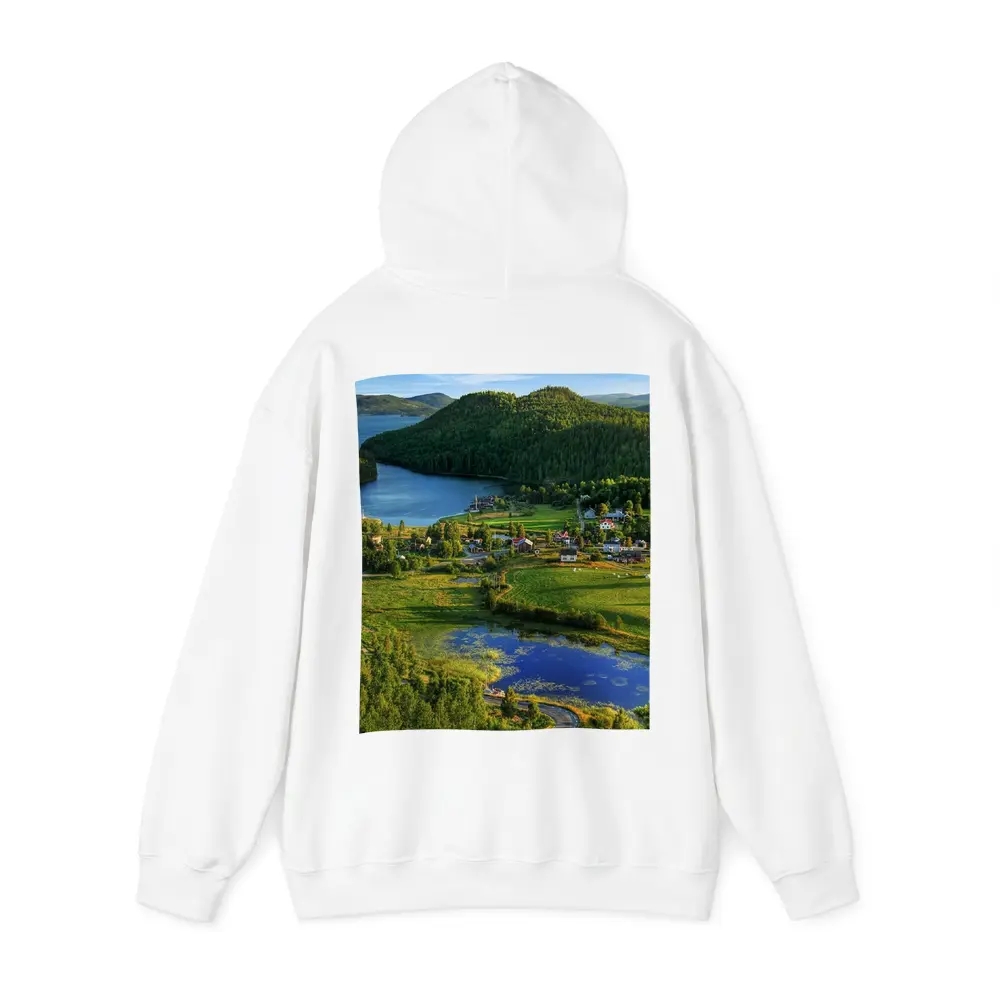Scenic Norwegian Village Lake Green Hills – Hoodies