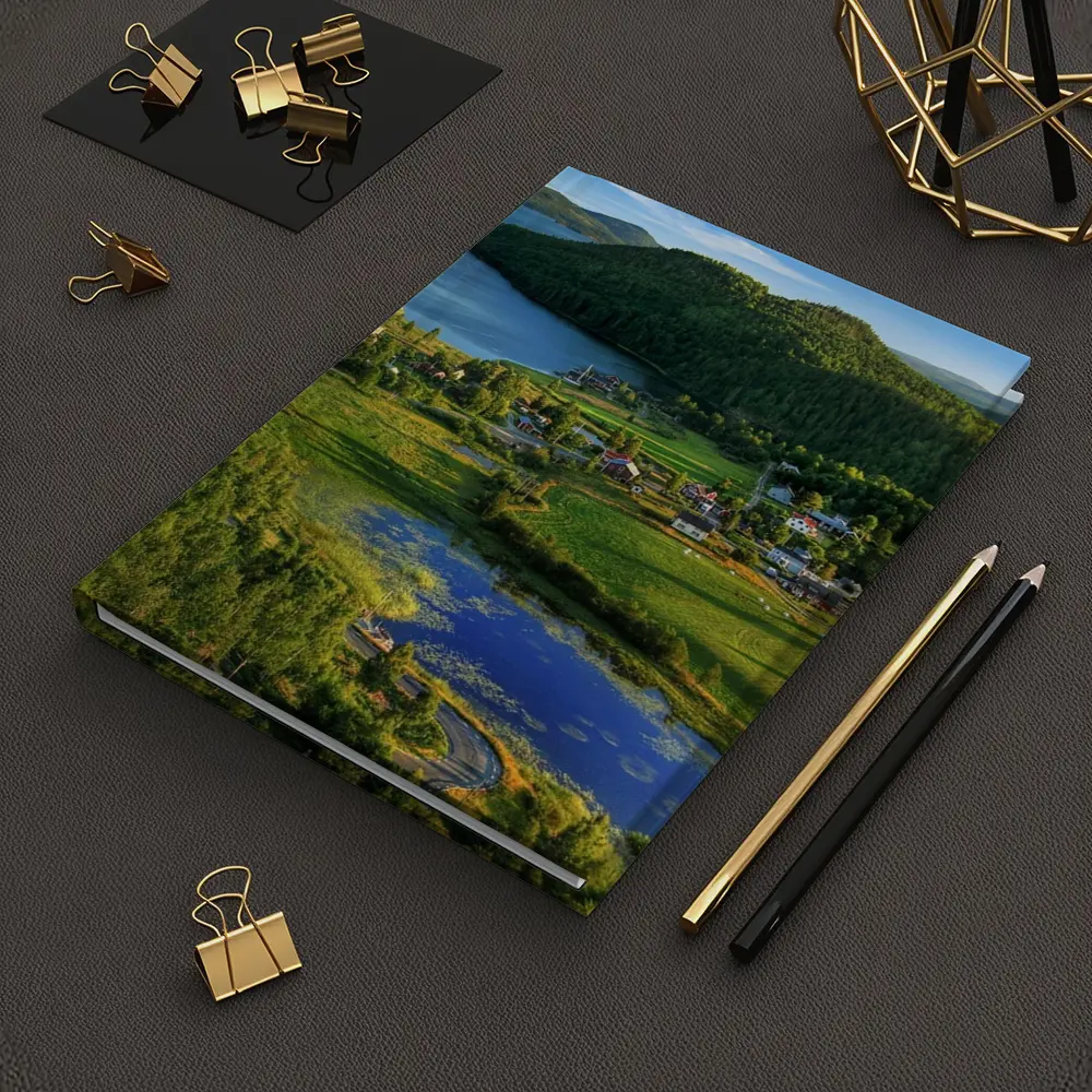 Scenic Norwegian Village Lake Green Hills – Notebooks