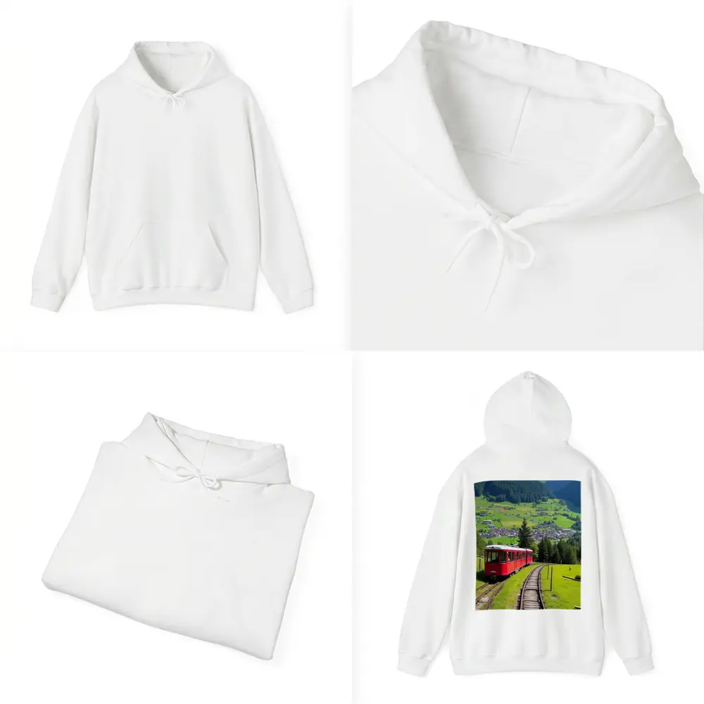 Red Mountain Train Swiss Alpine Village – Hoodies