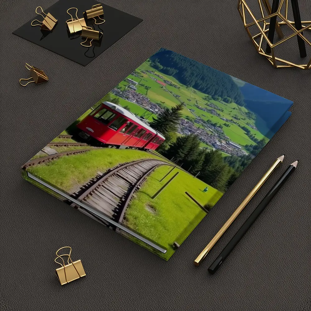 Red Mountain Train Swiss Alpine Village – Notebooks