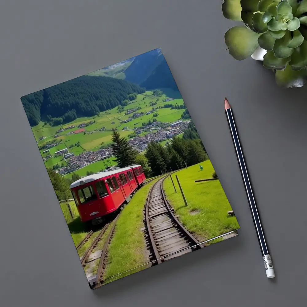 Red Mountain Train Swiss Alpine Village – Notebooks