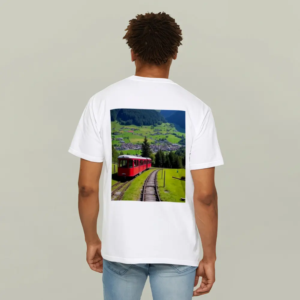 Red Mountain Train Swiss Alpine Village – T-Shirts