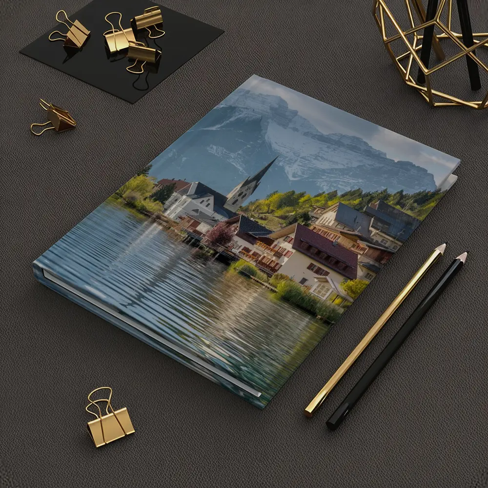 Hallstatt Village Lake Alps Mountain View – Notebooks