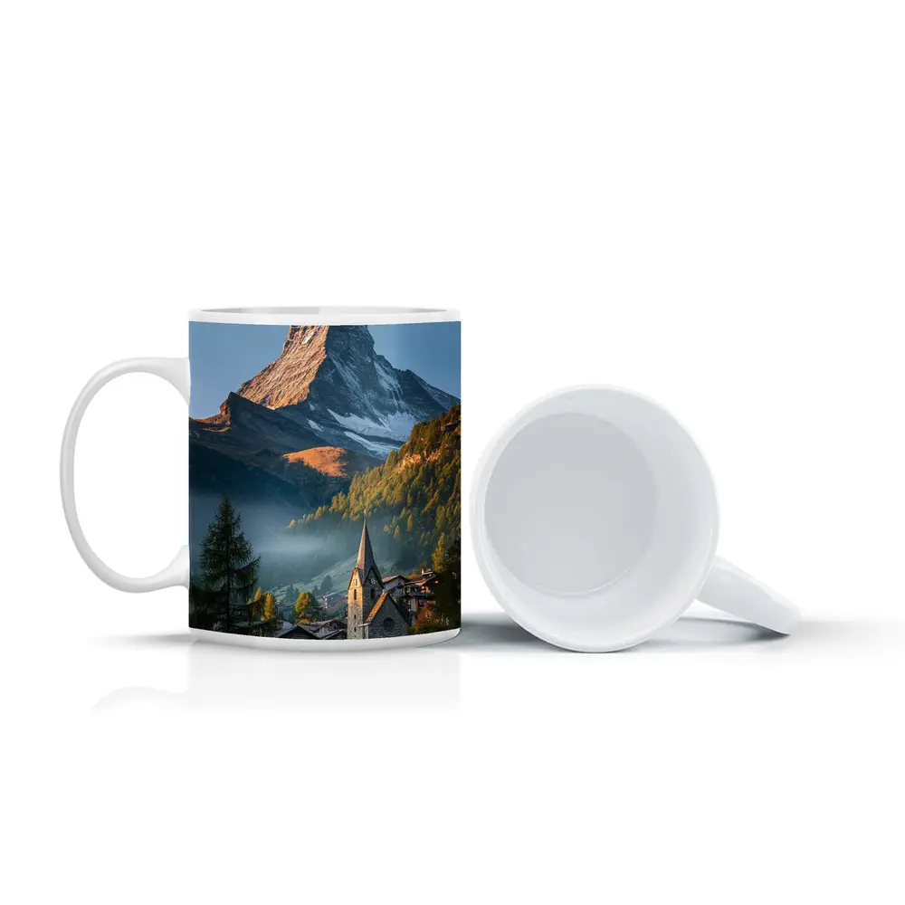 Matterhorn Peak Alpine Village Morning Light – Mugs