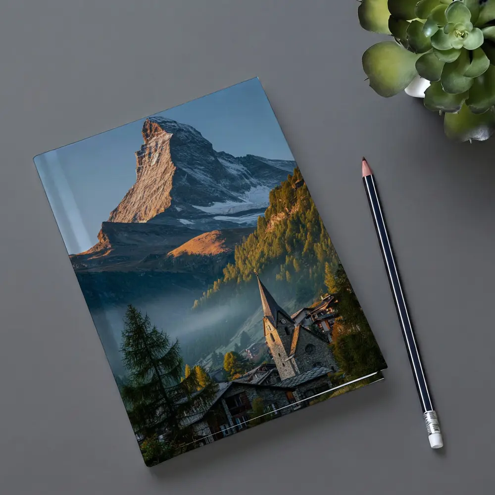 Matterhorn Peak Alpine Village Morning Light – Notebooks