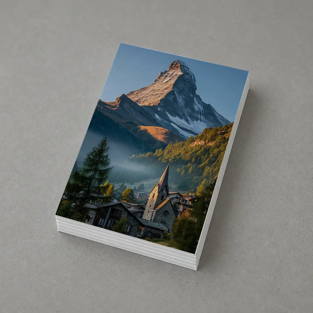 Matterhorn Peak Alpine Village Morning Light – Postcards