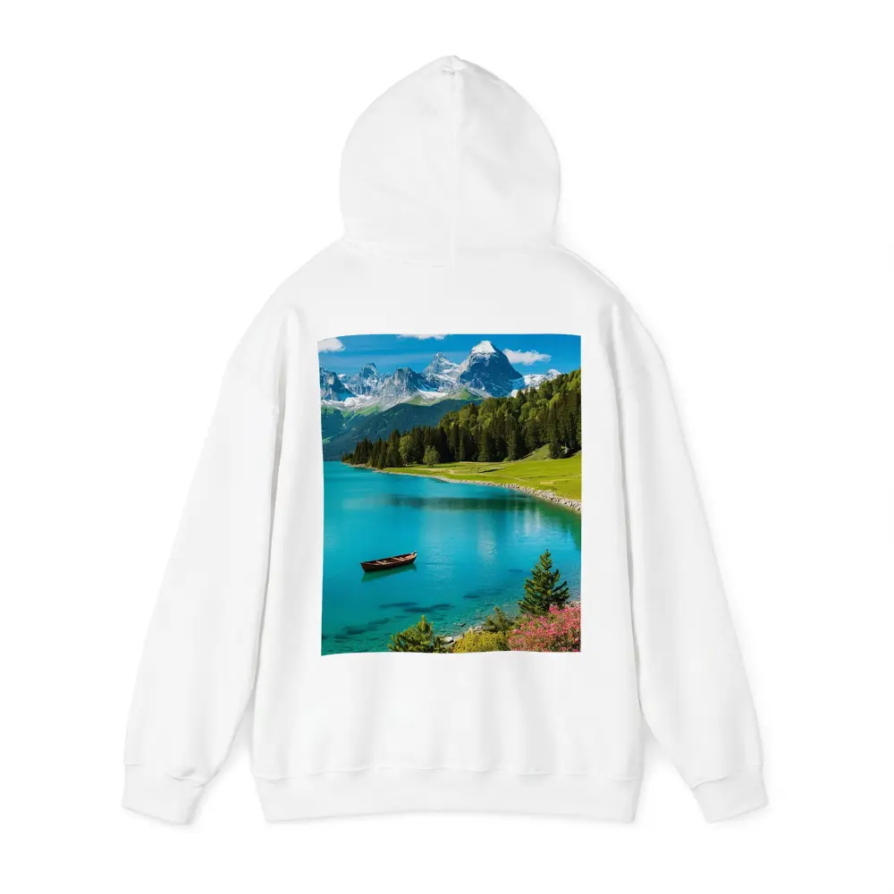 Alpine Lake Mountain Forest Turquoise Water – Hoodies