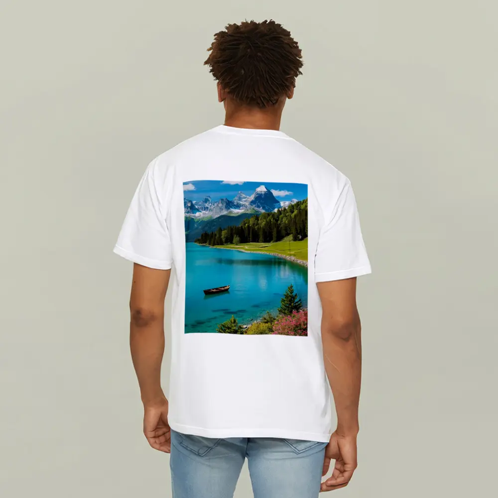 Alpine Lake Mountain Forest Turquoise Water – T-Shirts