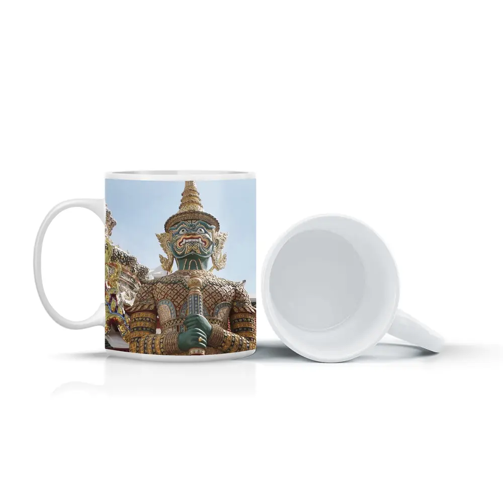 Thai Temple Guardian Demon Statue Bangkok – Mugs