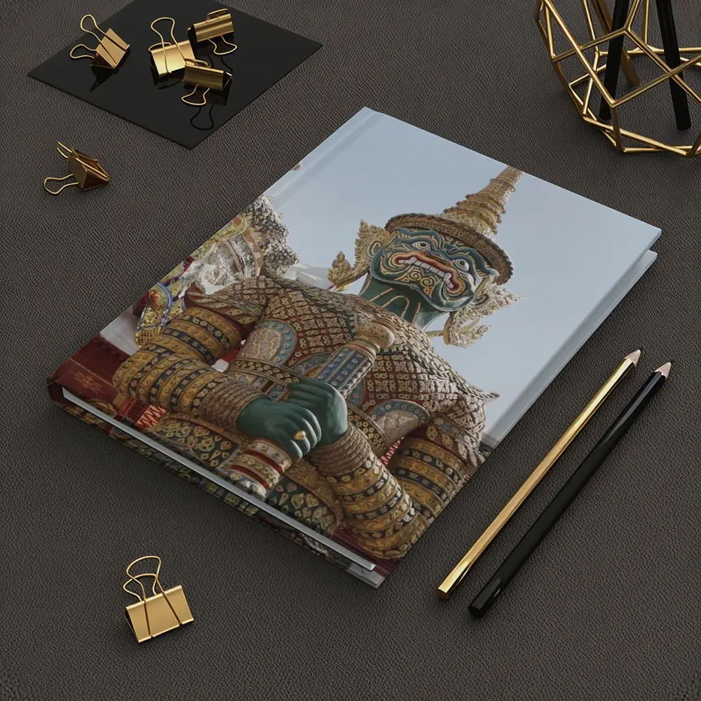 Thai Temple Guardian Demon Statue Bangkok – Notebooks