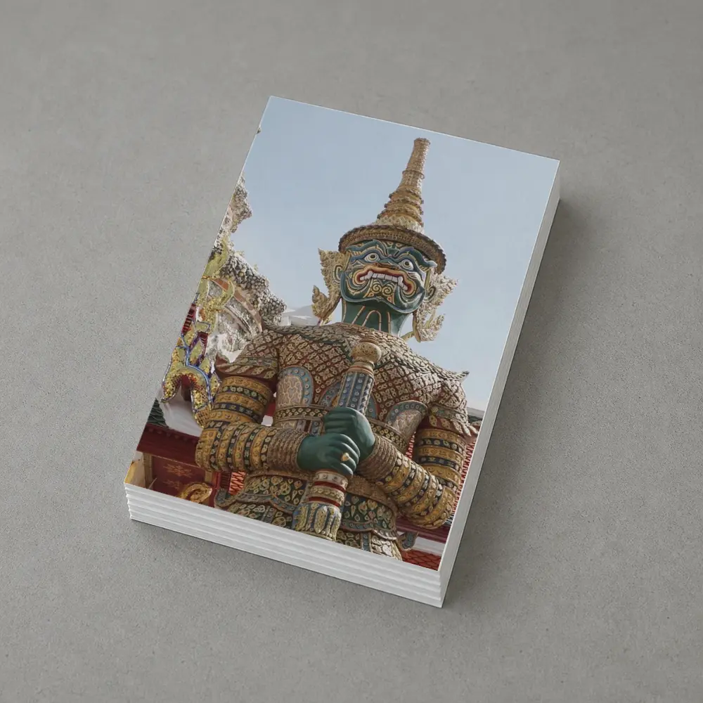 Thai Temple Guardian Demon Statue Bangkok – Postcards