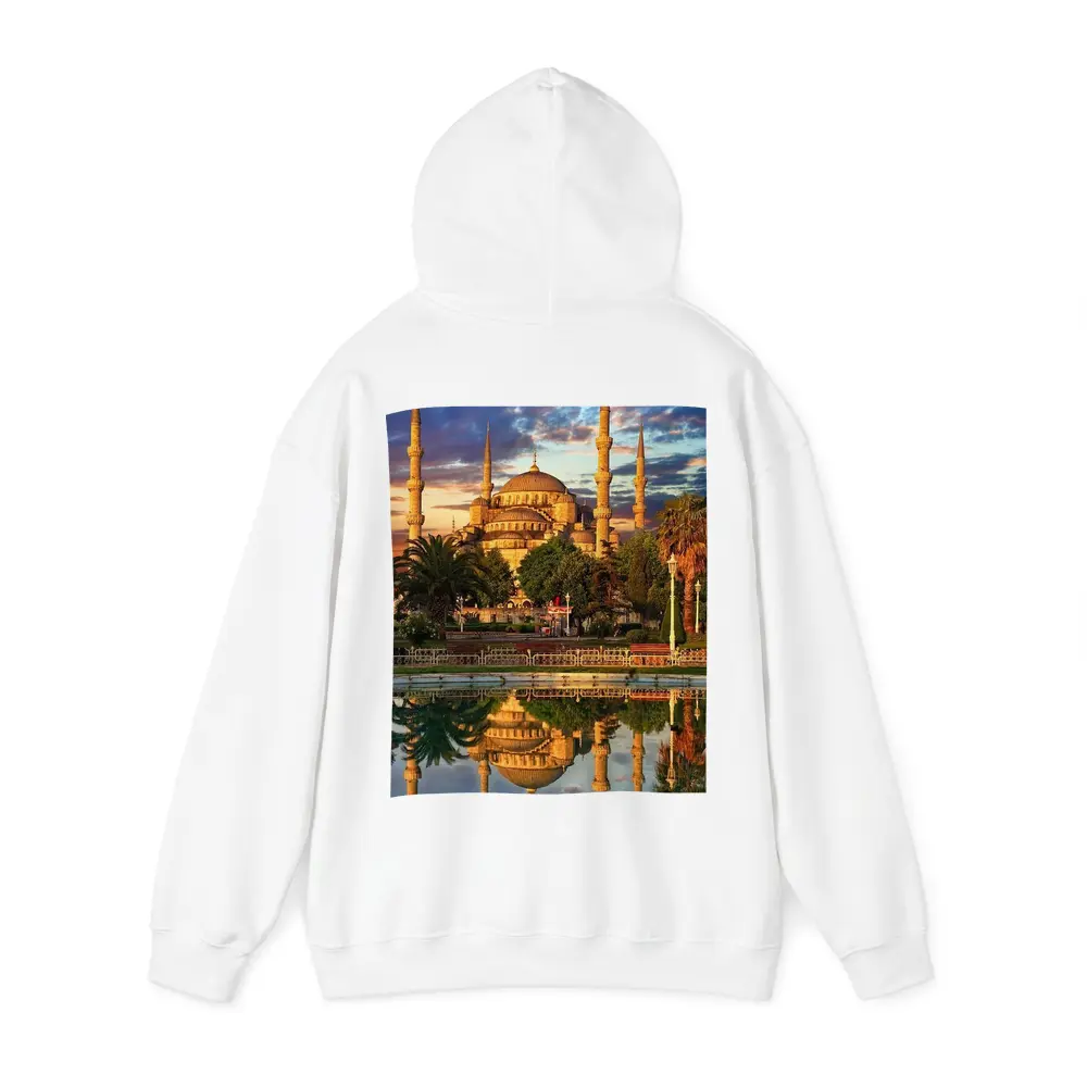 Blue Mosque Istanbul Reflection Dramatic Sky – Hoodies