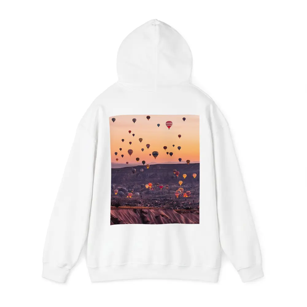 Hot Air Balloons Over Cappadocia Sunrise Sky – Hoodies