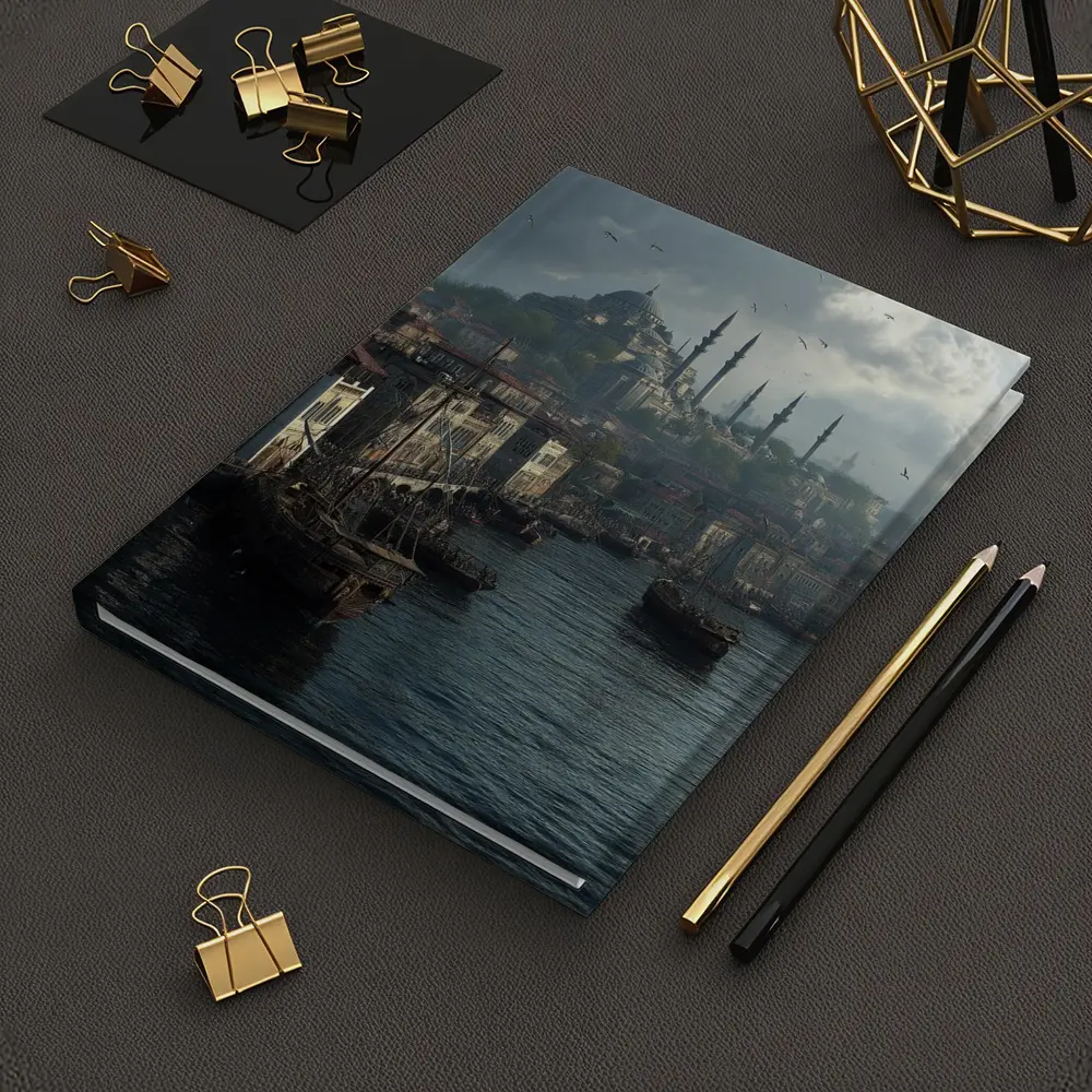 Istanbul Turkey Historic Waterfront Mosque Skyline – Notebooks