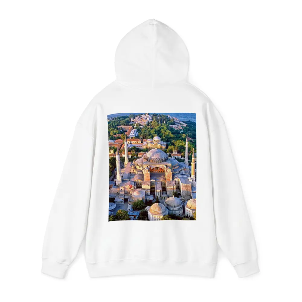 Hagia Sophia Aerial View Istanbul Turkey – Hoodies