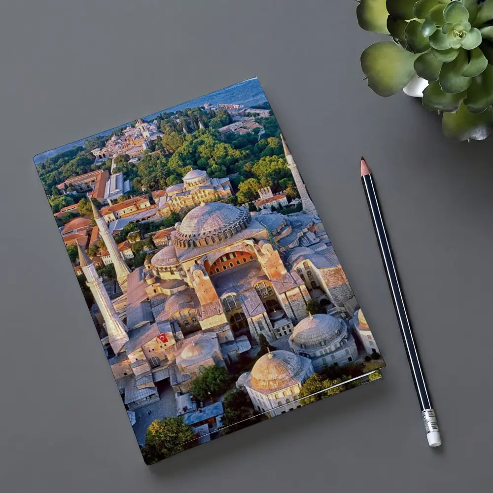 Hagia Sophia Aerial View Istanbul Turkey – Notebooks