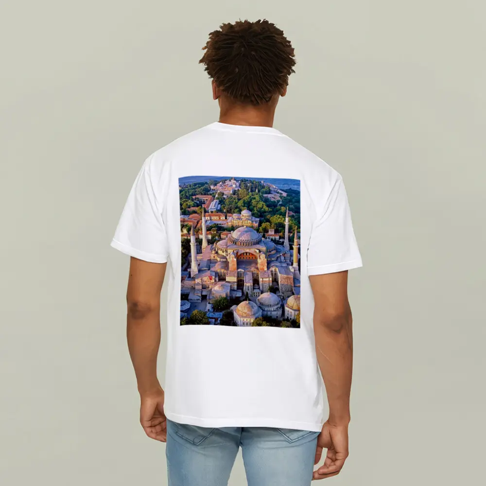 Hagia Sophia Aerial View Istanbul Turkey – T-Shirts