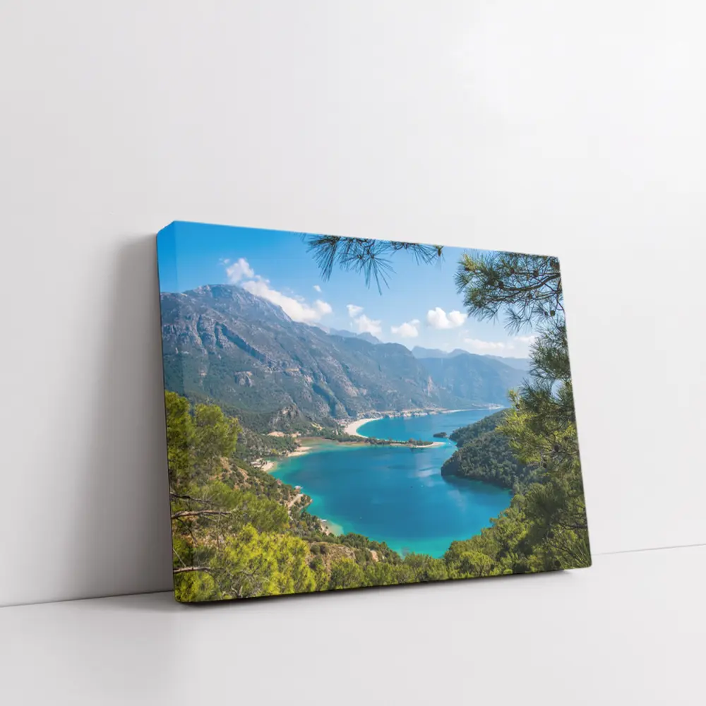 Oludeniz Blue Lagoon Turkey Aerial View – Wall Art