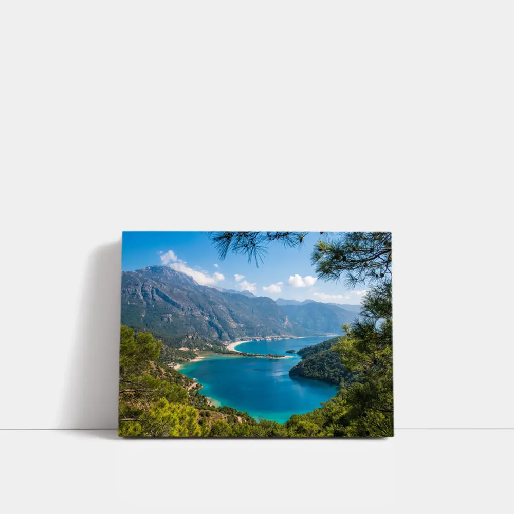 Oludeniz Blue Lagoon Turkey Aerial View – Wall Art